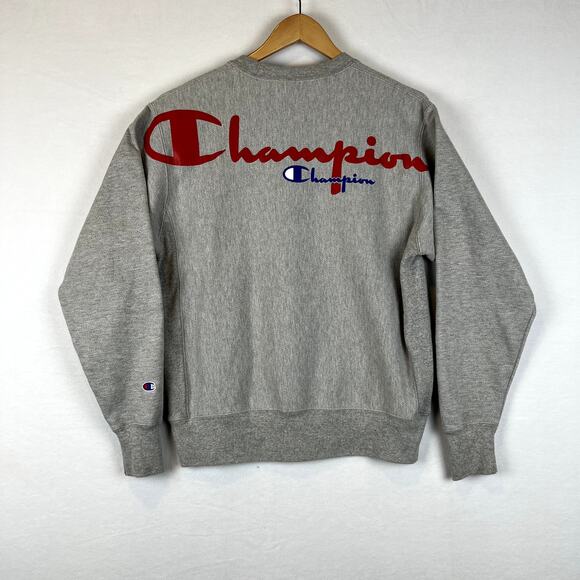 VTG Champion Reverse Weave Mens Medium M Sweatshirt Crewneck Double sided - Picture 4 of 5